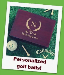personalized golf balls