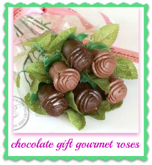 chocolate gift gourmet roses 