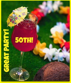 unique 50th birthday party idea